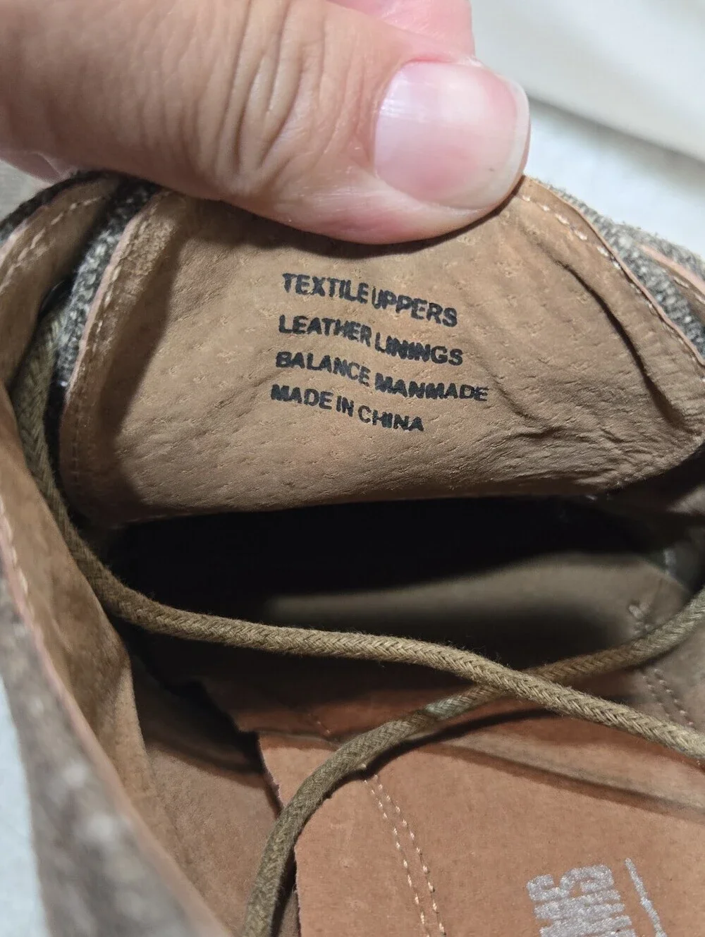 Stacy Adams Men's Eli Oxfords Plain Toe Taupe Canvas Casual Shoes Sz 10